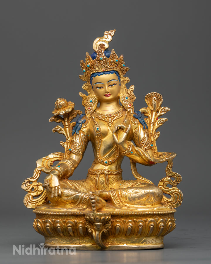 Green Tara (Dolma) Statue: The Buddhist Goddess of Compassion