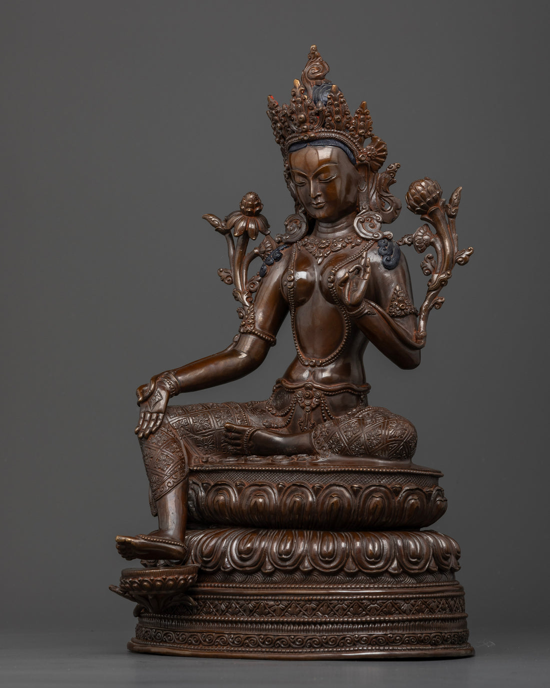 Verdant Vigor: The Oxidized Green Tara