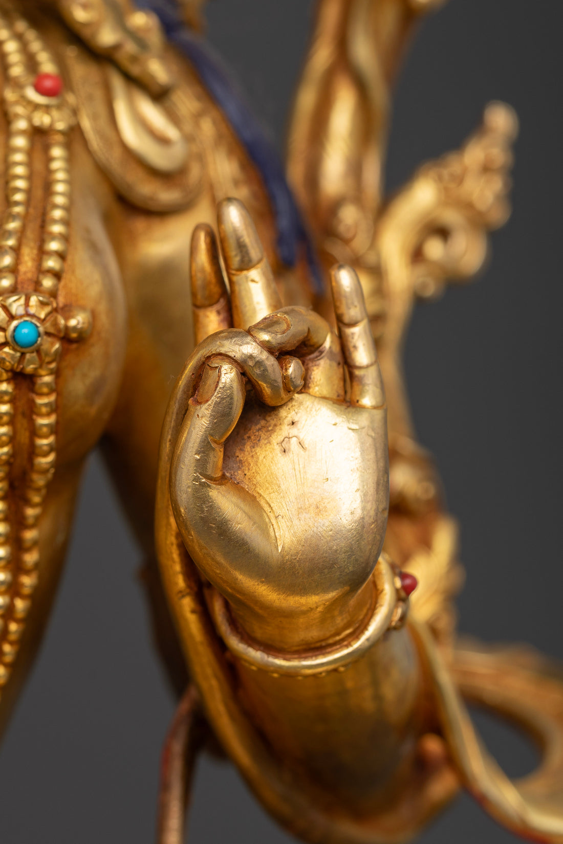 Green Tara: The Goddess of Liberation in Gold Gilded Splendor