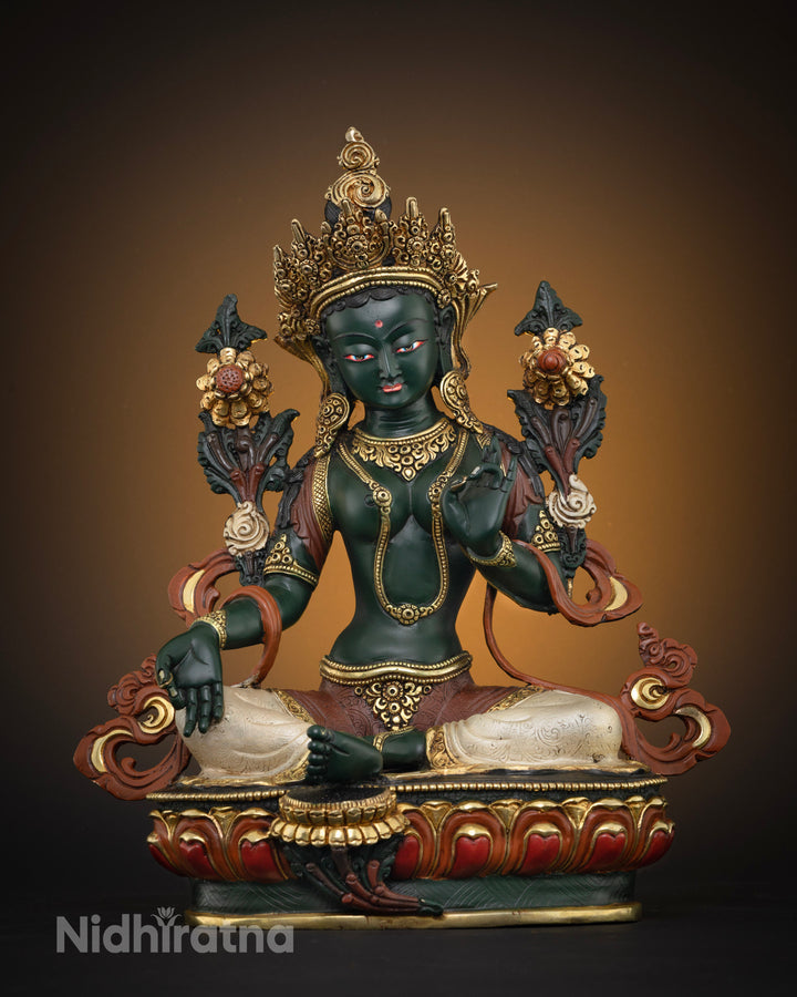 Green Tara Necklace Statue: A Spiritual Masterpiece for Your Altar