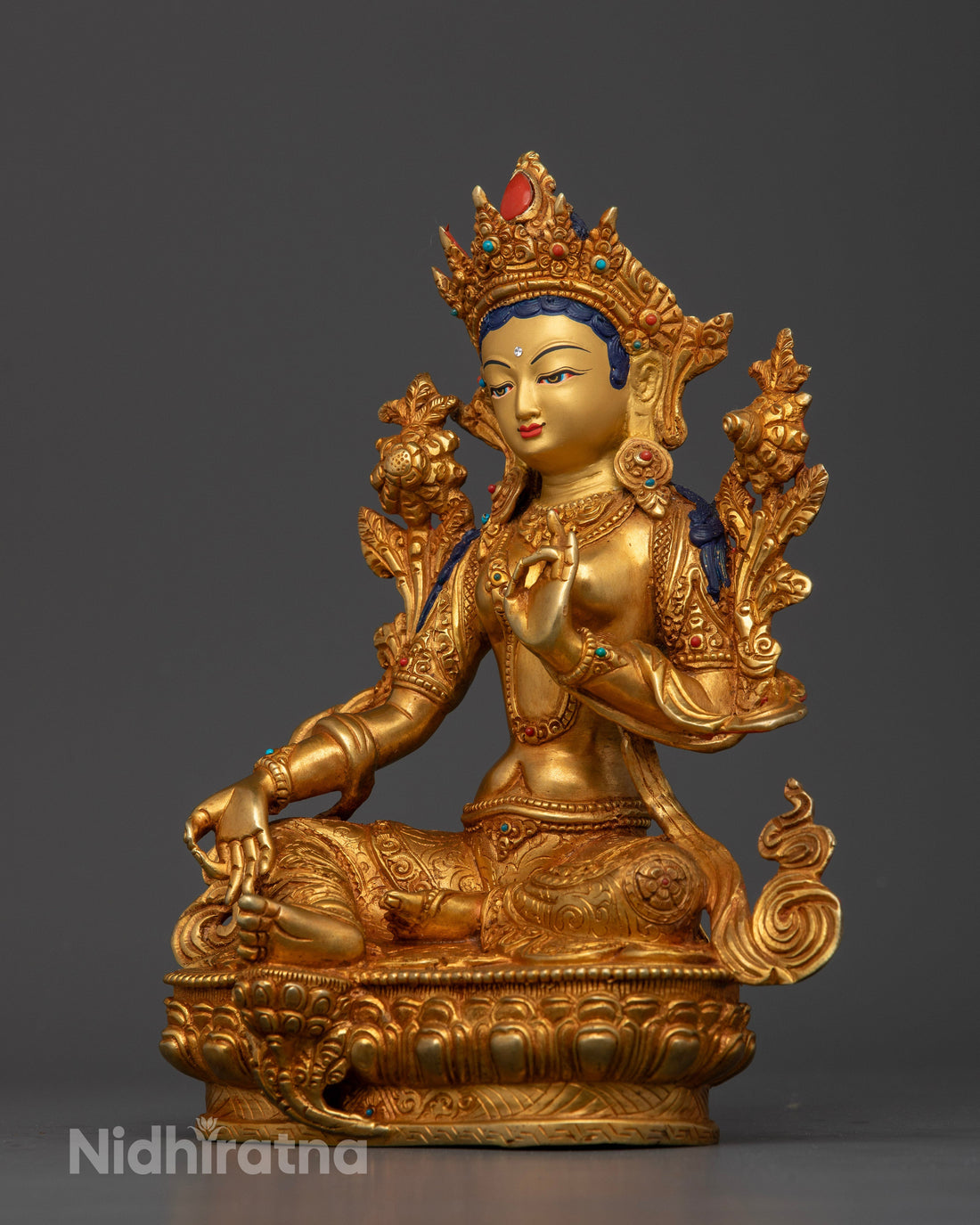 Nurturing Mental Wellness: Green Tara Statues and Inner Peace