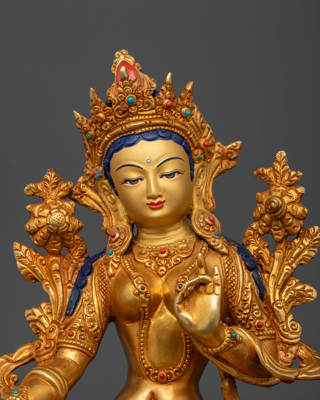 Nurturing Mental Wellness: Green Tara Statues and Inner Peace