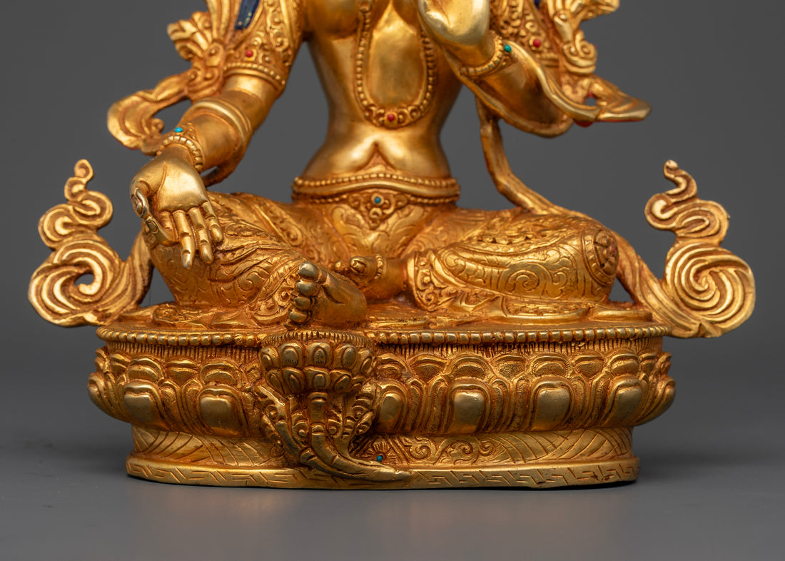 Nurturing Mental Wellness: Green Tara Statues and Inner Peace