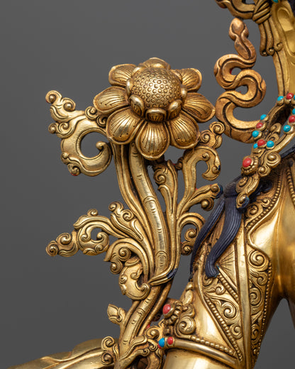 Premium White Tara Statue: Elegant Buddhist Art for Spiritual Healing