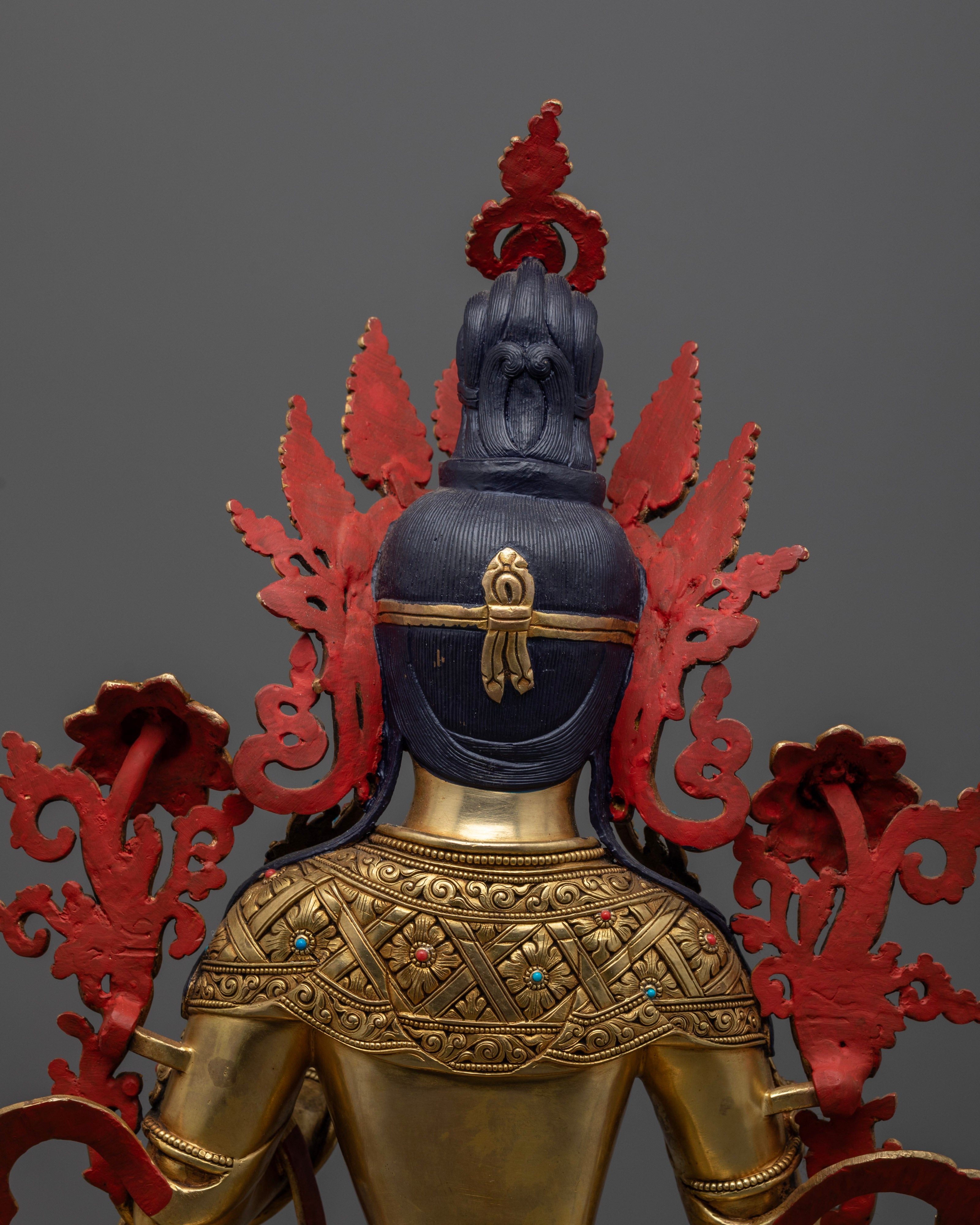 Premium White Tara Statue: Elegant Buddhist Art for Spiritual Healing