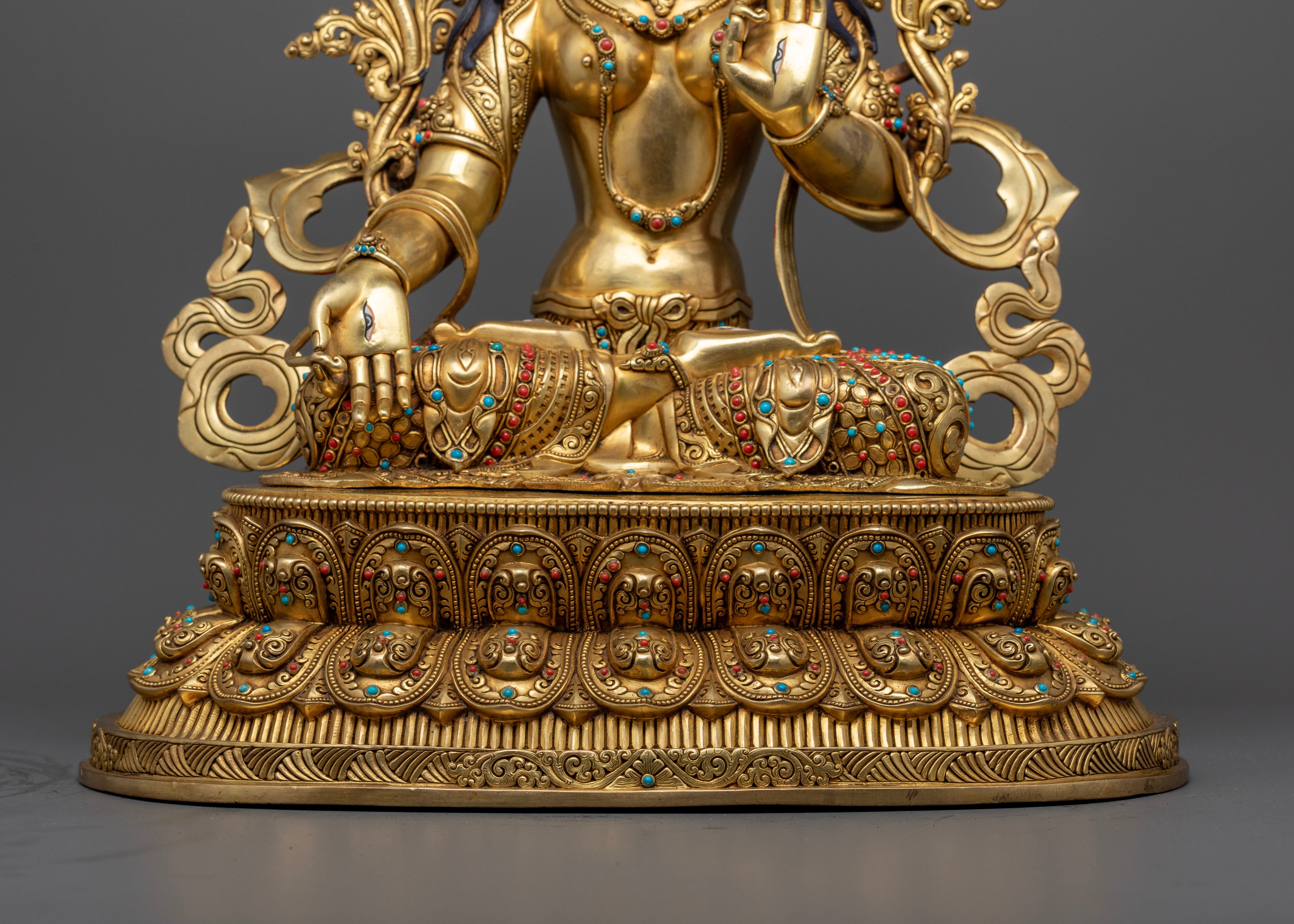 Premium White Tara Statue: Elegant Buddhist Art for Spiritual Healing