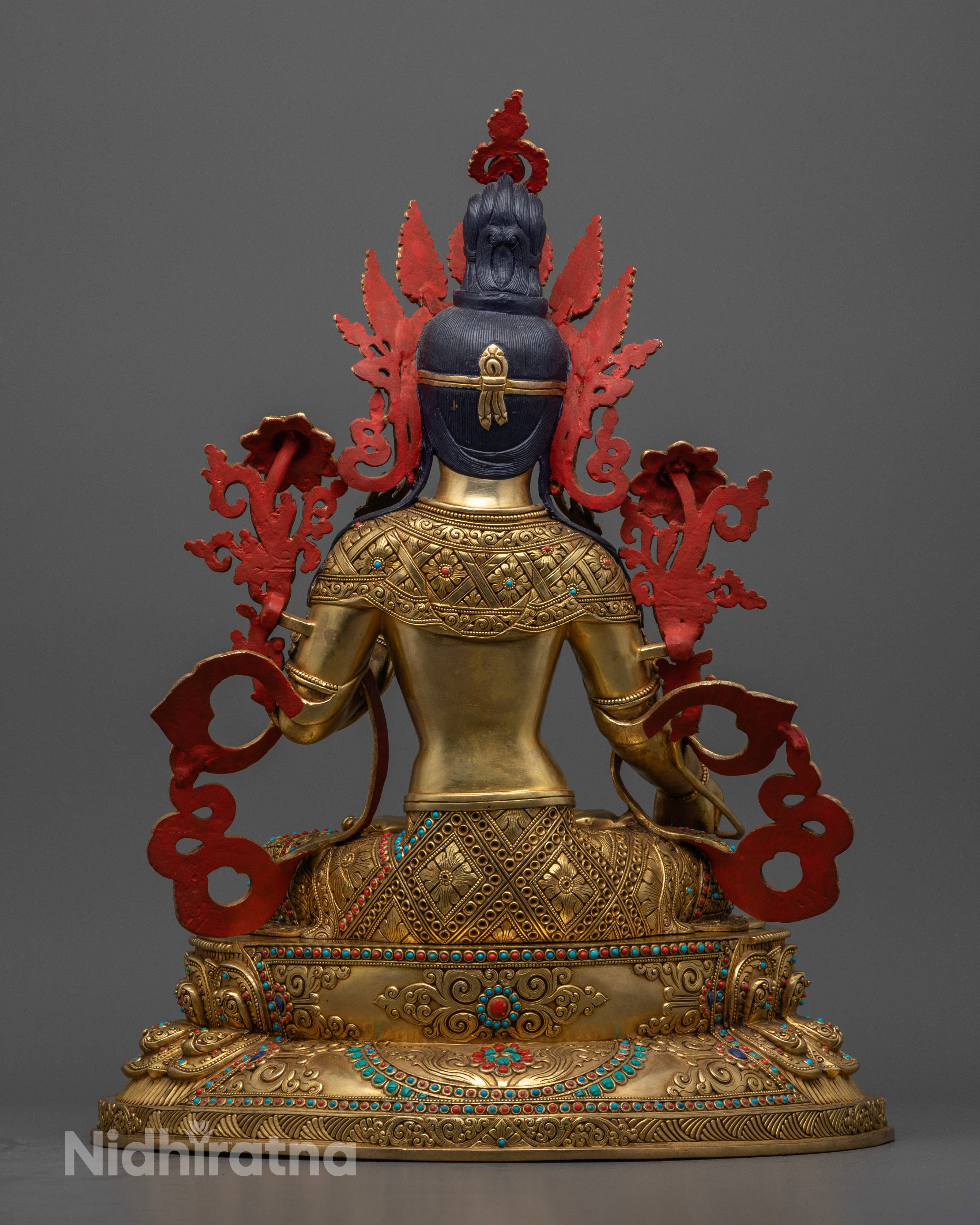 Premium White Tara Statue: Elegant Buddhist Art for Spiritual Healing