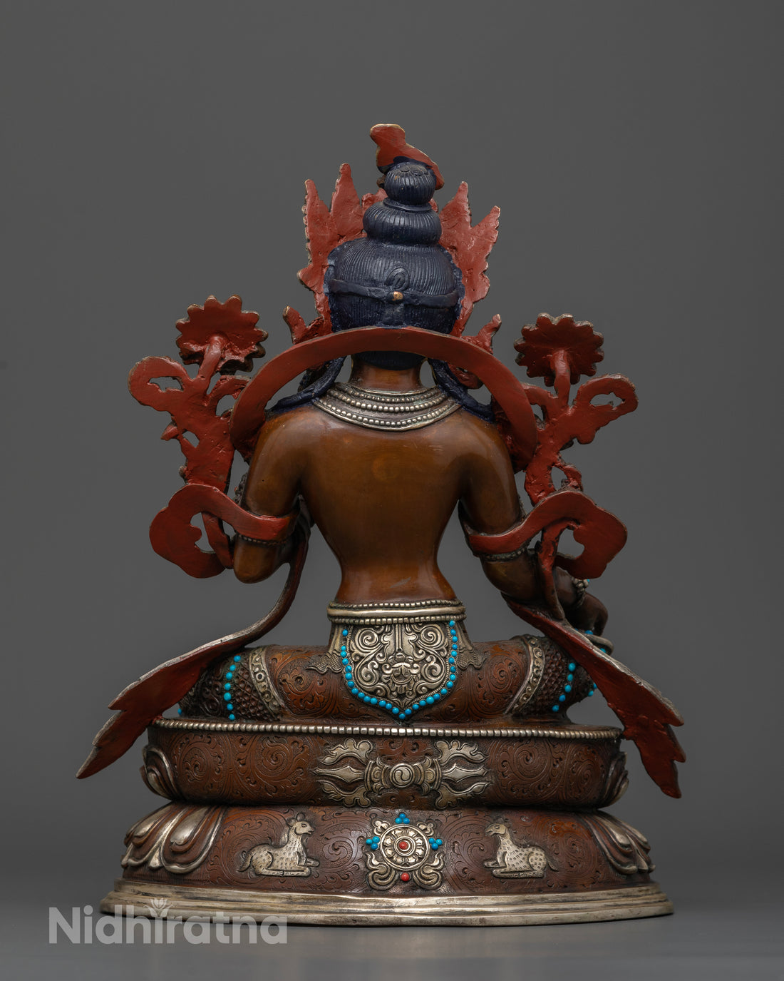 Oxidized Green Tara: The Goddess of Compassion and Enlightenment