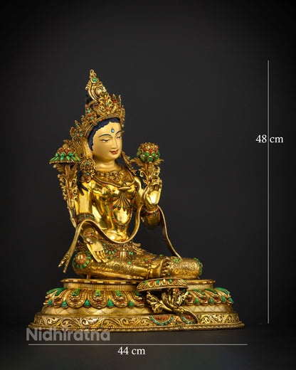 The Radiant Mother Tara: A Masterpiece of Compassion and Wisdom