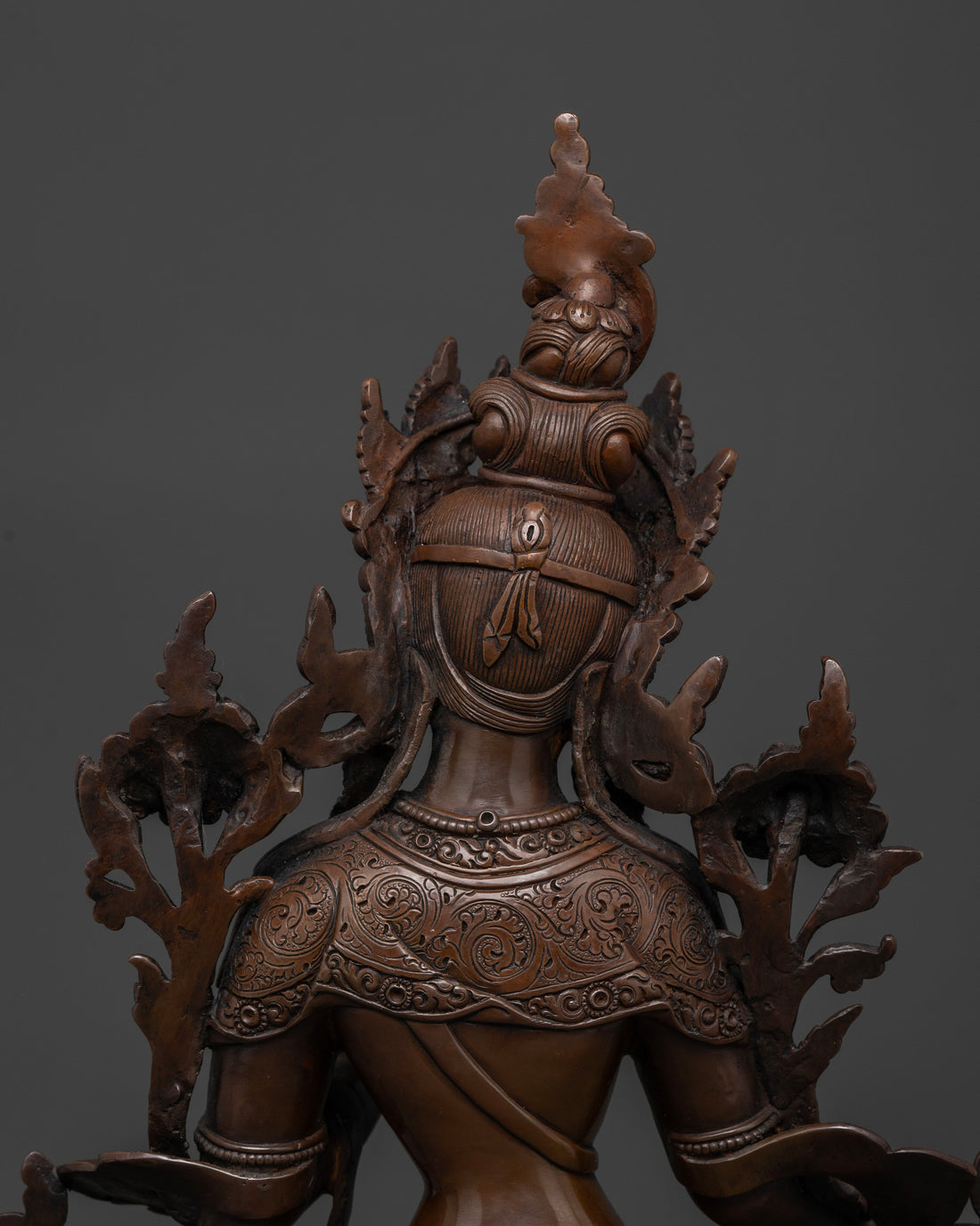 Oxidized Mother Green Tara Statue for Protection