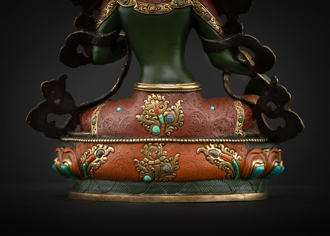 Serene Green Tara Statue: The Green Bodied Protector and Liberator