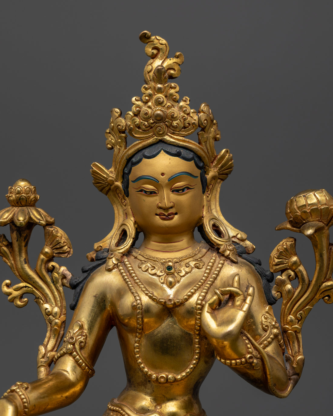 Green Tara Deity Statue: Perfect for Meditation