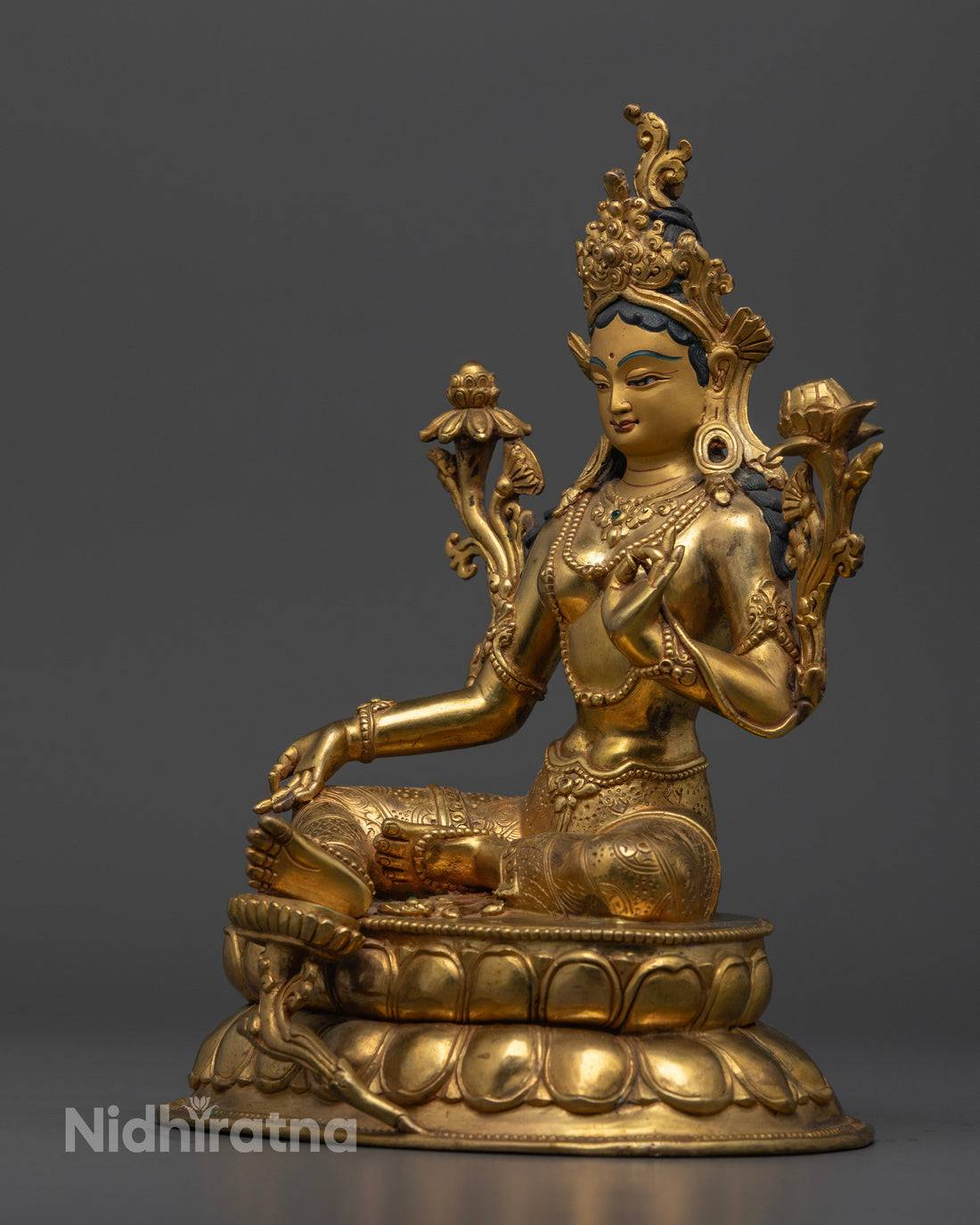 Green Tara Deity Statue: Perfect for Meditation