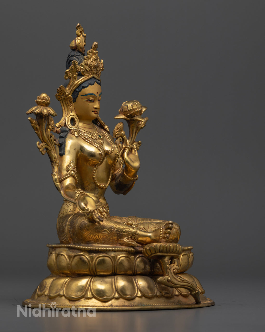 Green Tara Deity Statue: Perfect for Meditation