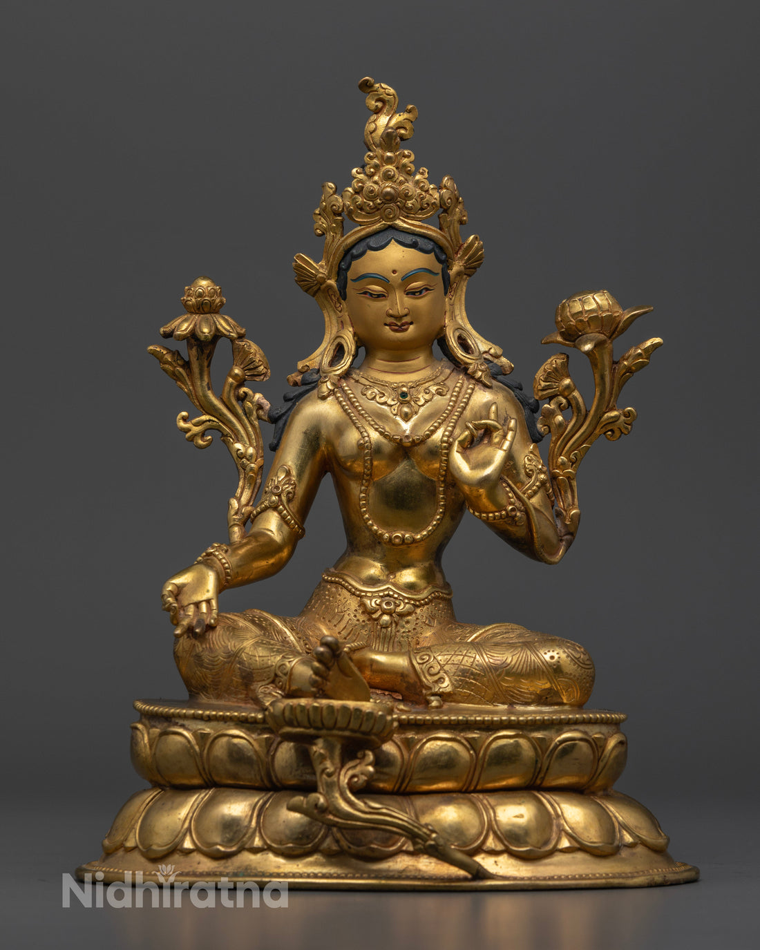 Green Tara Deity Statue: Perfect for Meditation