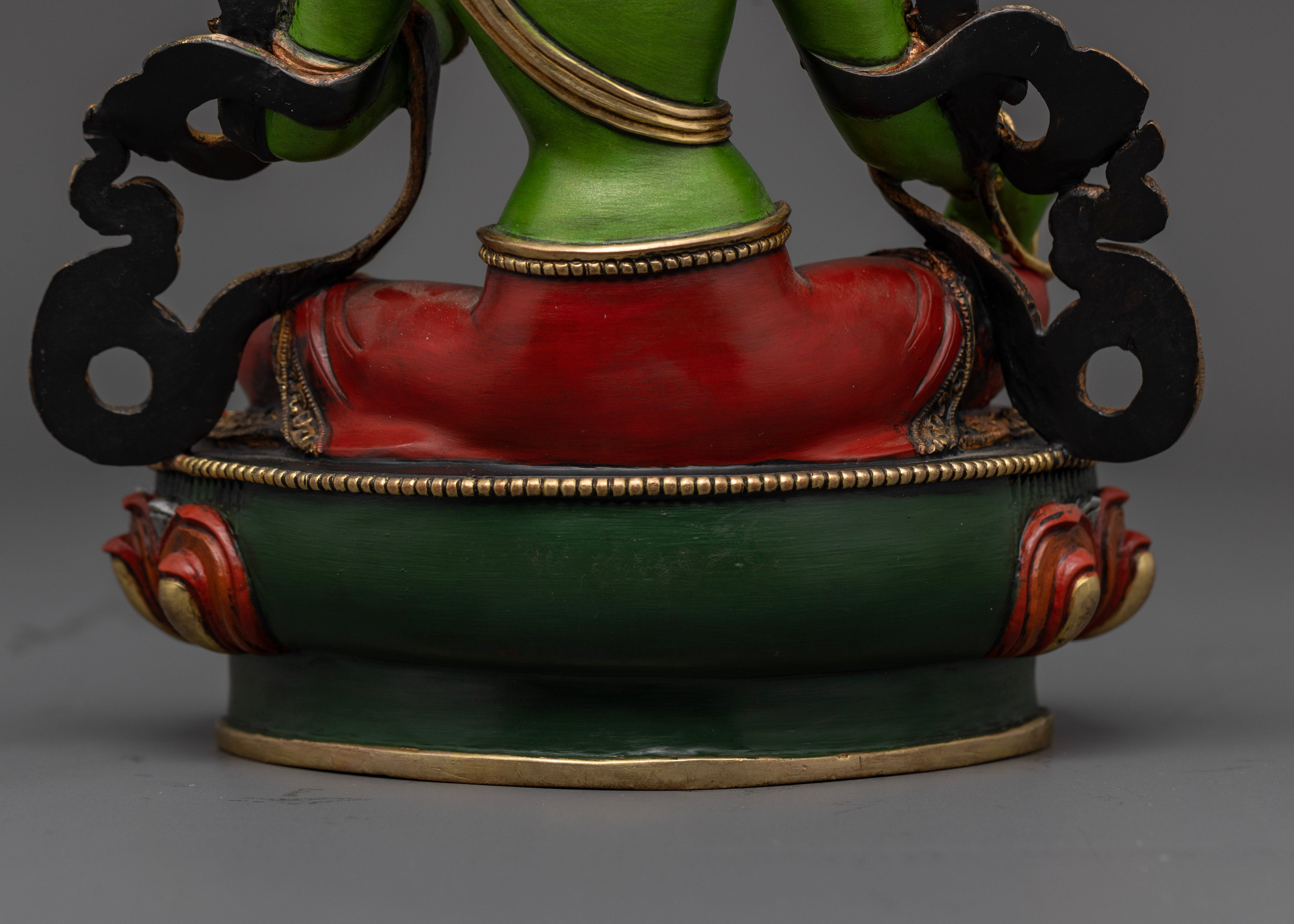 Green Tara Statue: Perfect for Meditation