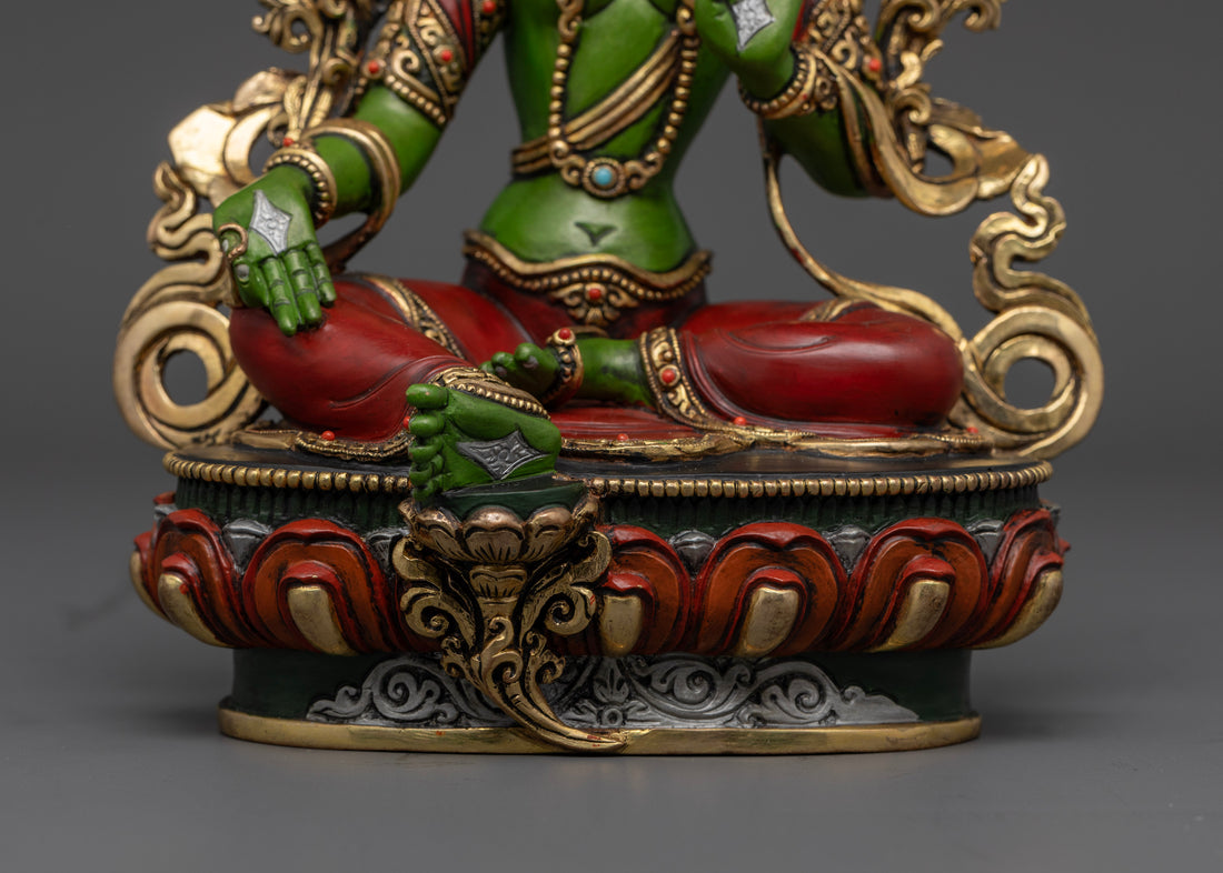 Green Tara Statue: Perfect for Meditation