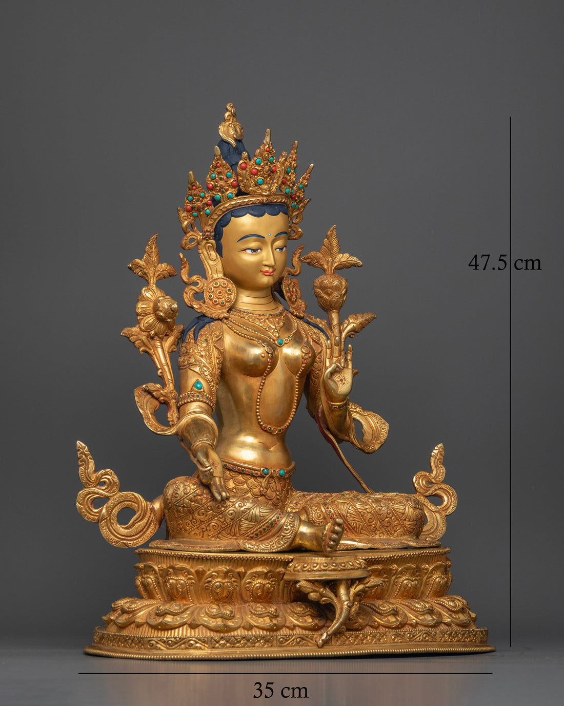 Divine Tara: The Golden Artisan’s Vision of Enlightenment