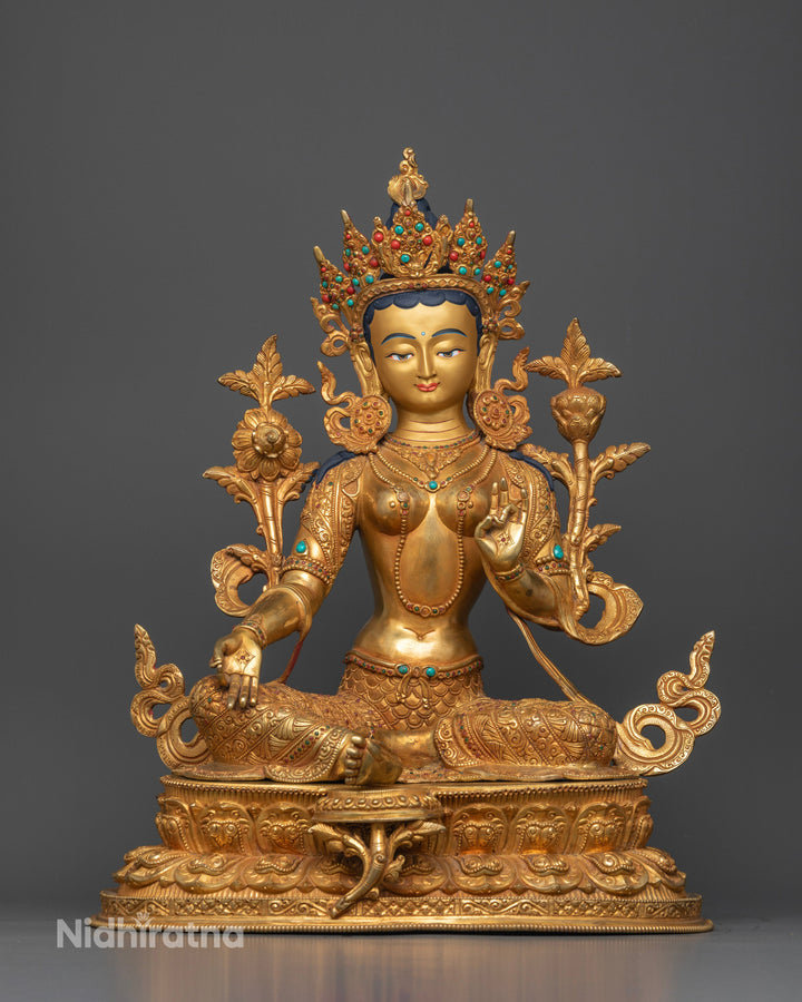 Divine Tara: The Golden Artisan’s Vision of Enlightenment