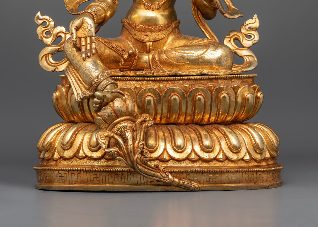 Female Protective Deity: Green Tara Statue