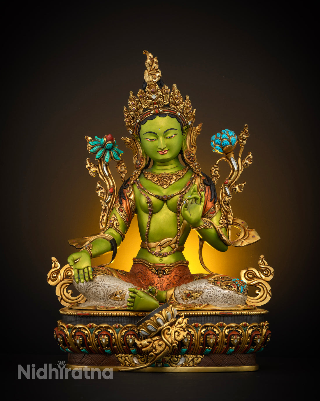 The Compassionate Mother Tara Protector in Color