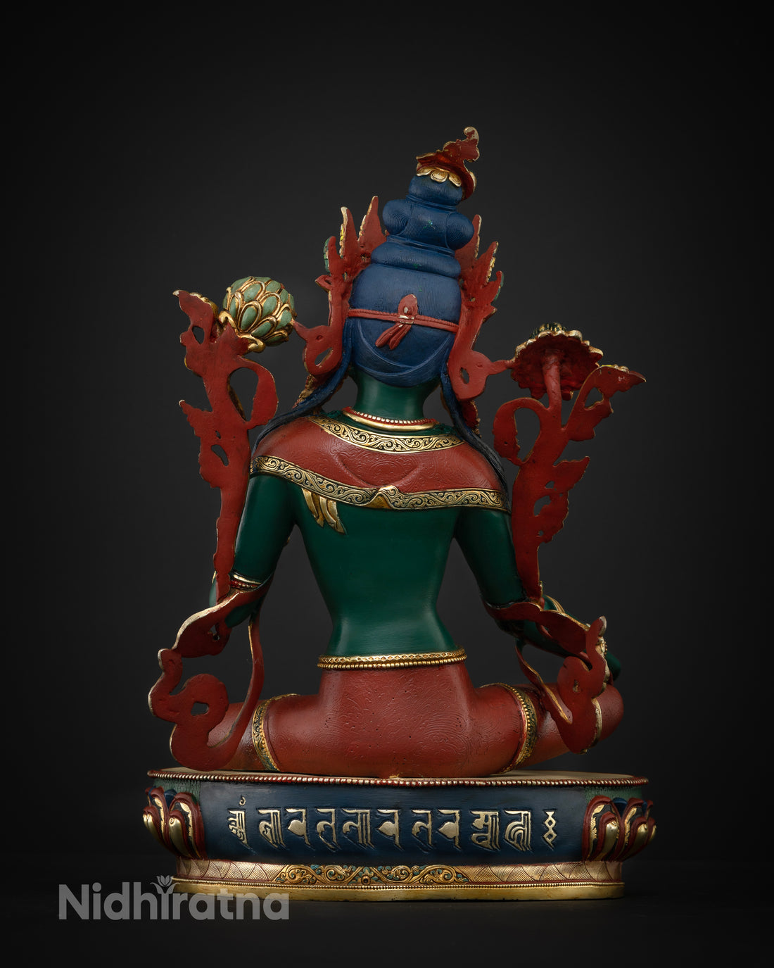 The Verdant Goddess: A Masterpiece of Green Tara