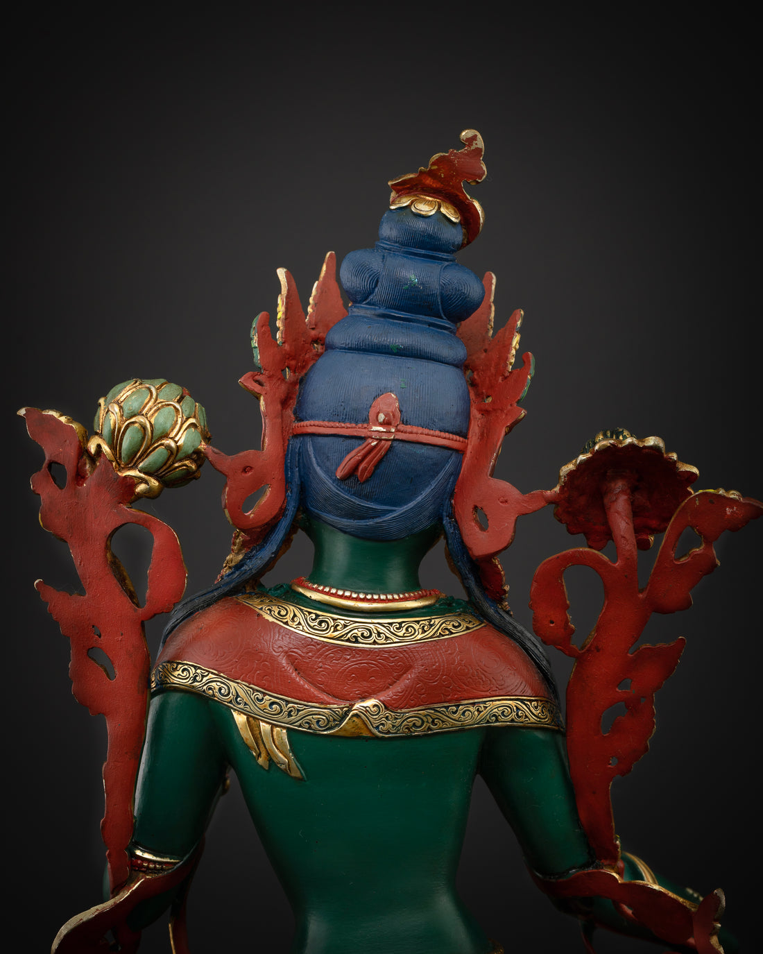 The Verdant Goddess: A Masterpiece of Green Tara