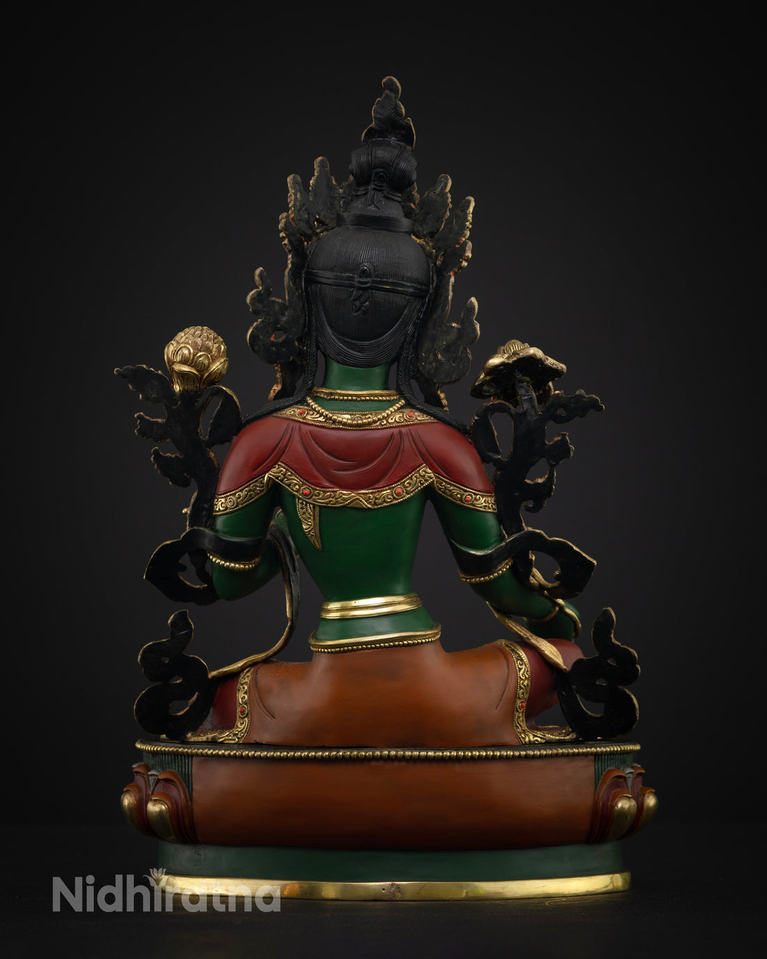 Green Tara Pure Land Statue | Spiritual Growth