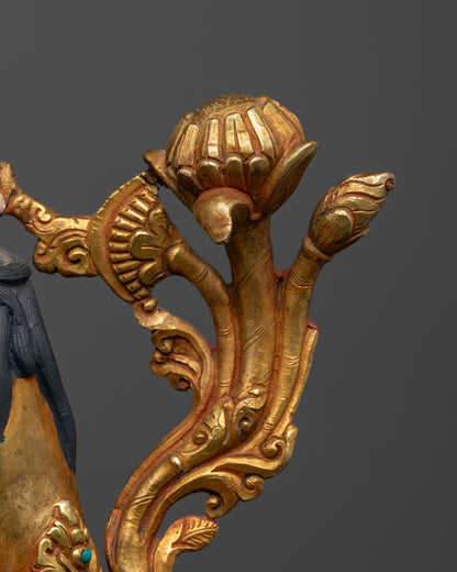 Green Tara Statue from Nepal: Elegance and Spirituality