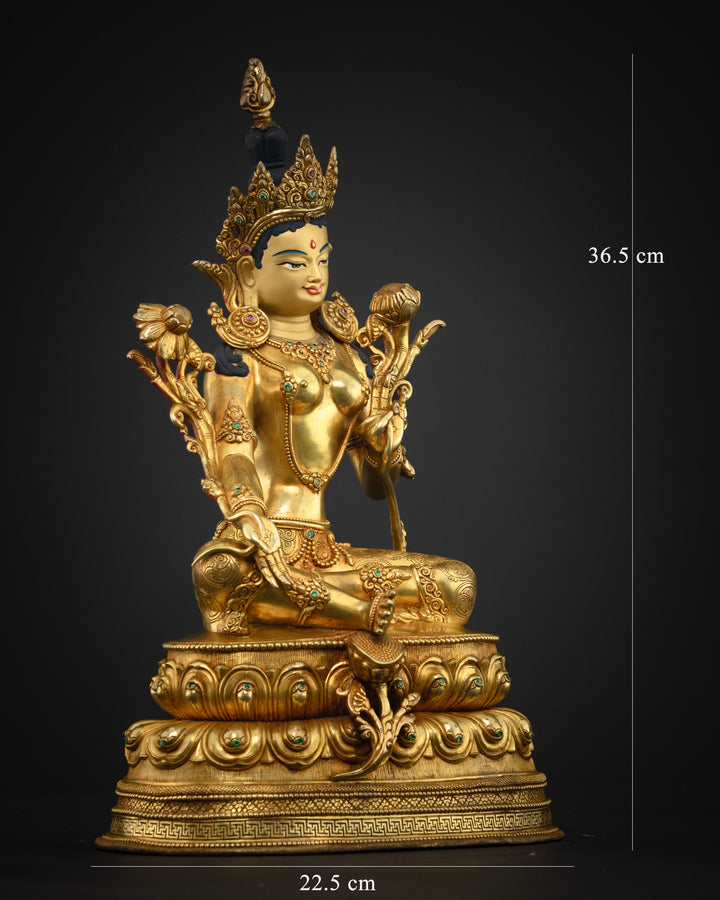 Shop Premium Green Tara Statue : Guardian of Peace