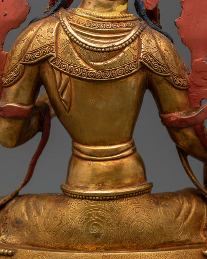 Goddess Green Tara Statue : The Healing Mother in Tibetan Buddhism