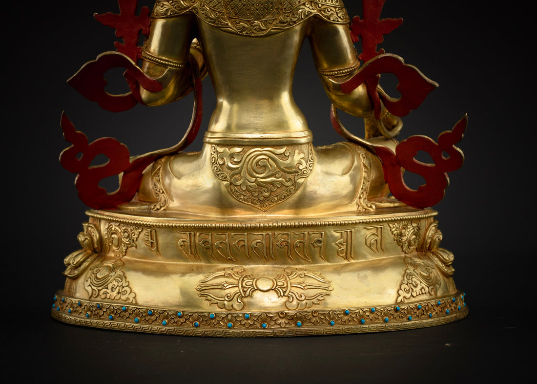 Luxurious Green Tara Statue: A Masterpiece for Spiritual Practitioners