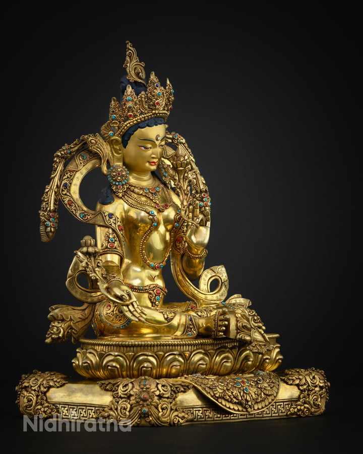 Masterpiece Green Tara Pure Land Statue