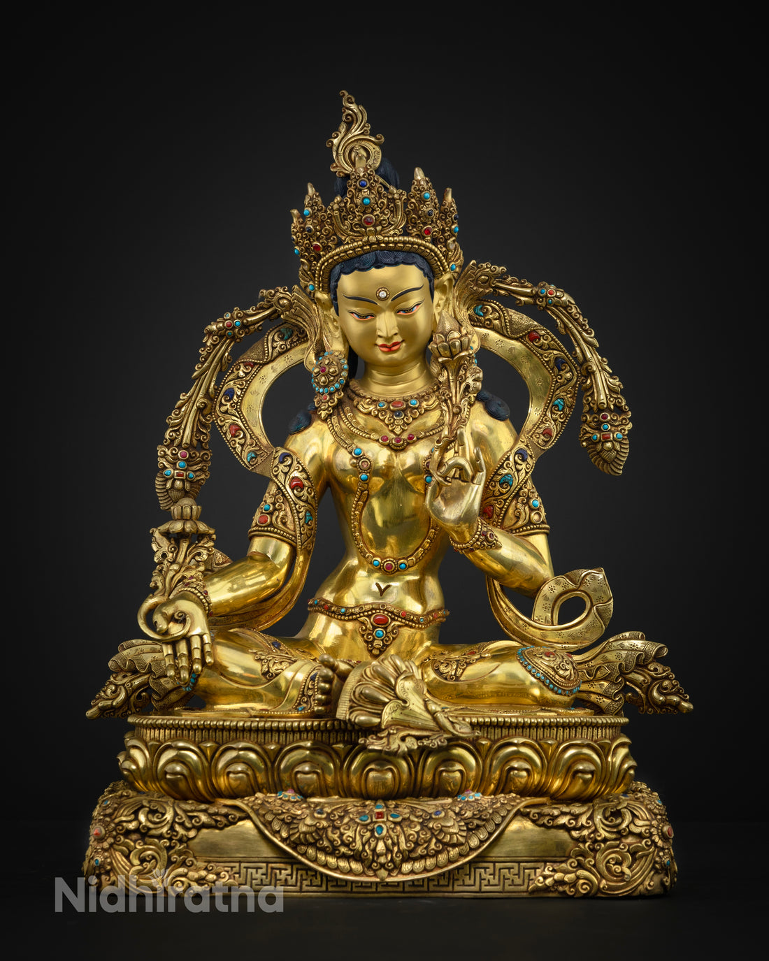 Masterpiece Green Tara Pure Land Statue