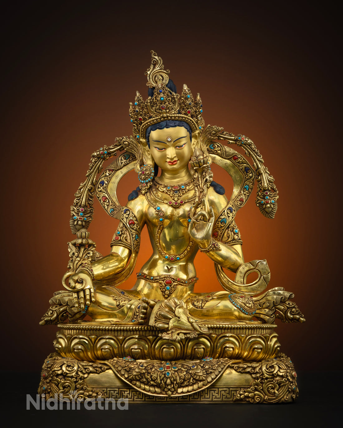 Masterpiece Green Tara Pure Land Statue