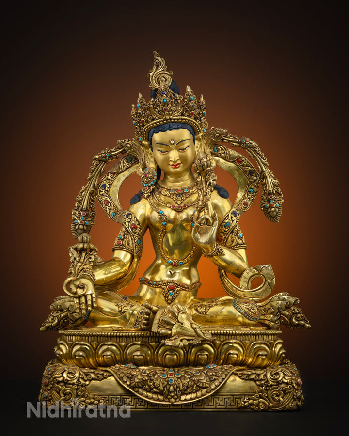 Masterpiece Green Tara Pure Land Statue