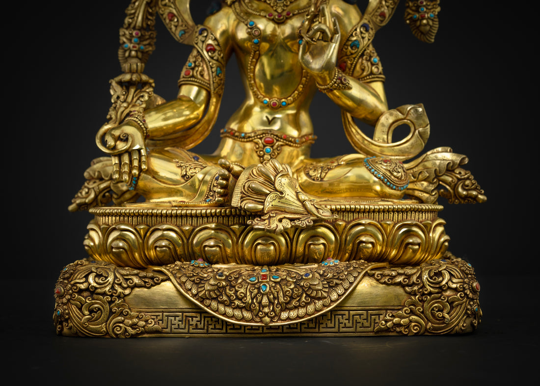 Masterpiece Green Tara Pure Land Statue