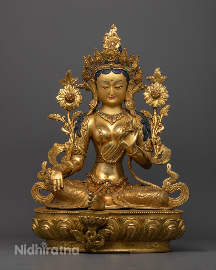 Green Tara: Buddhist Art & Symbolism for Inner Peace