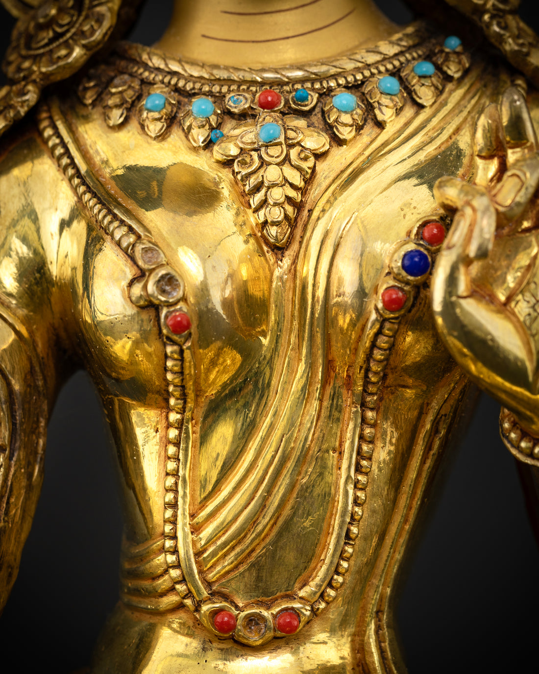 The Timeless Beauty of Green Tara in Gold