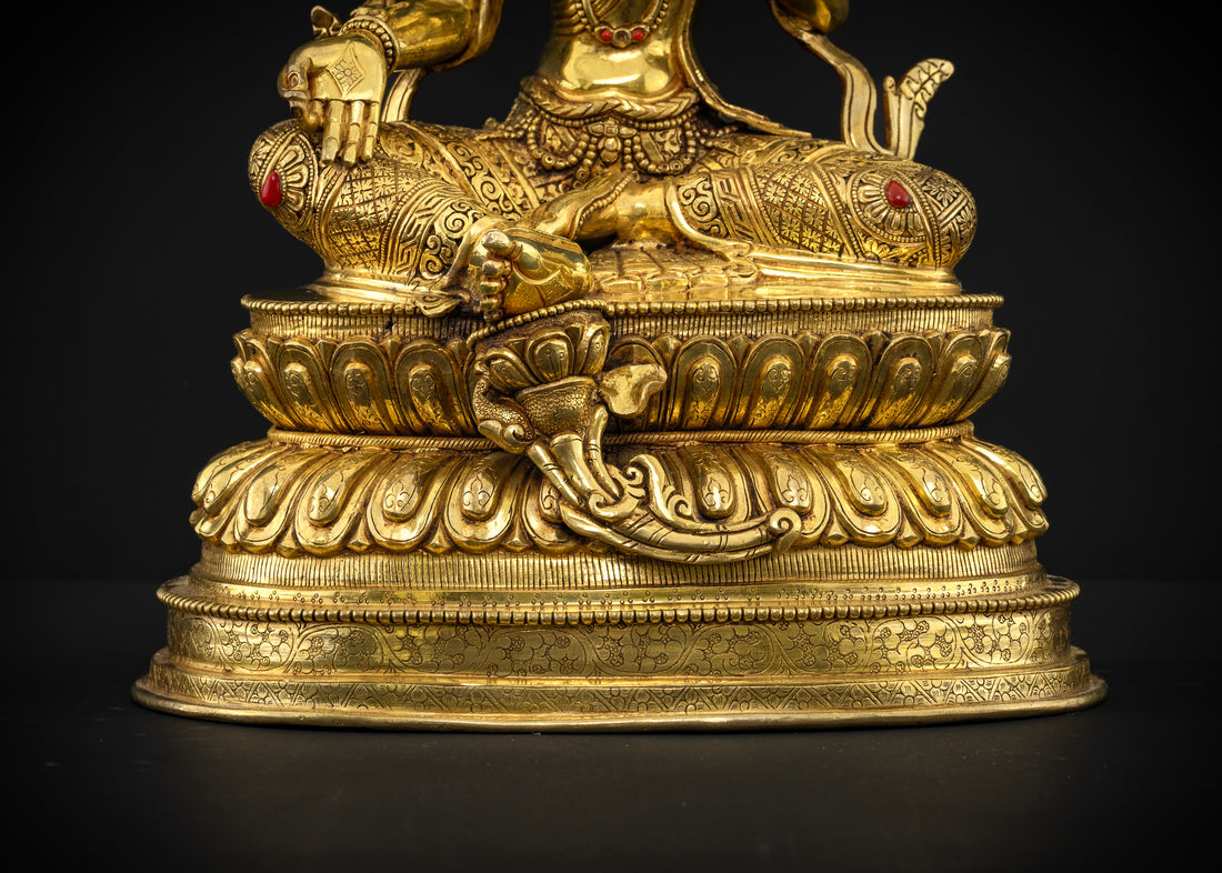 The Timeless Beauty of Green Tara in Gold