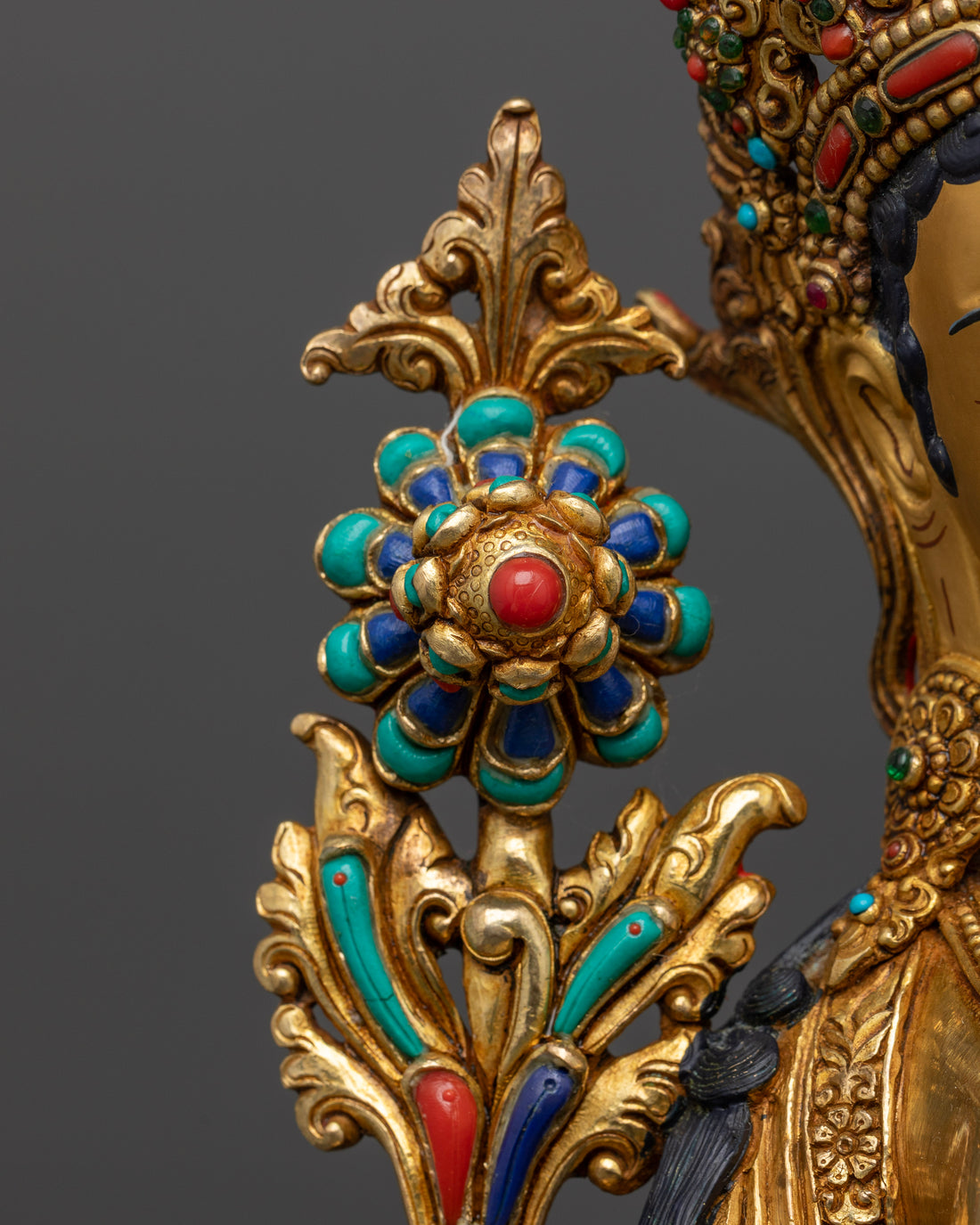 Meticulously Crafted Green Tara: Bless Your Home with Peace and Protection