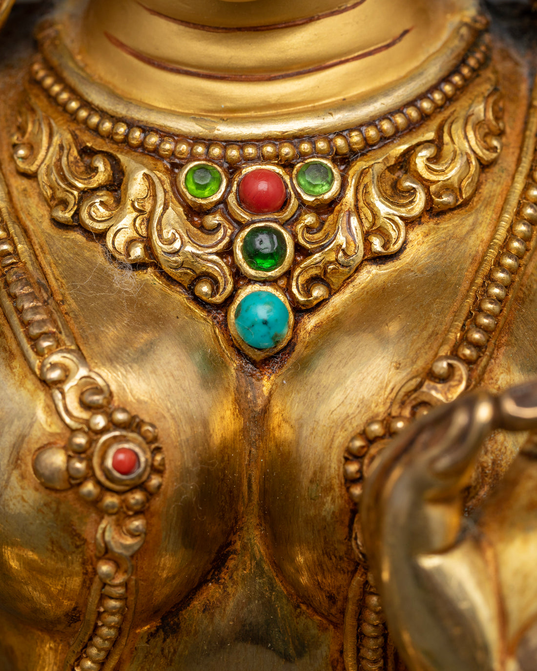 Meticulously Crafted Green Tara: Bless Your Home with Peace and Protection