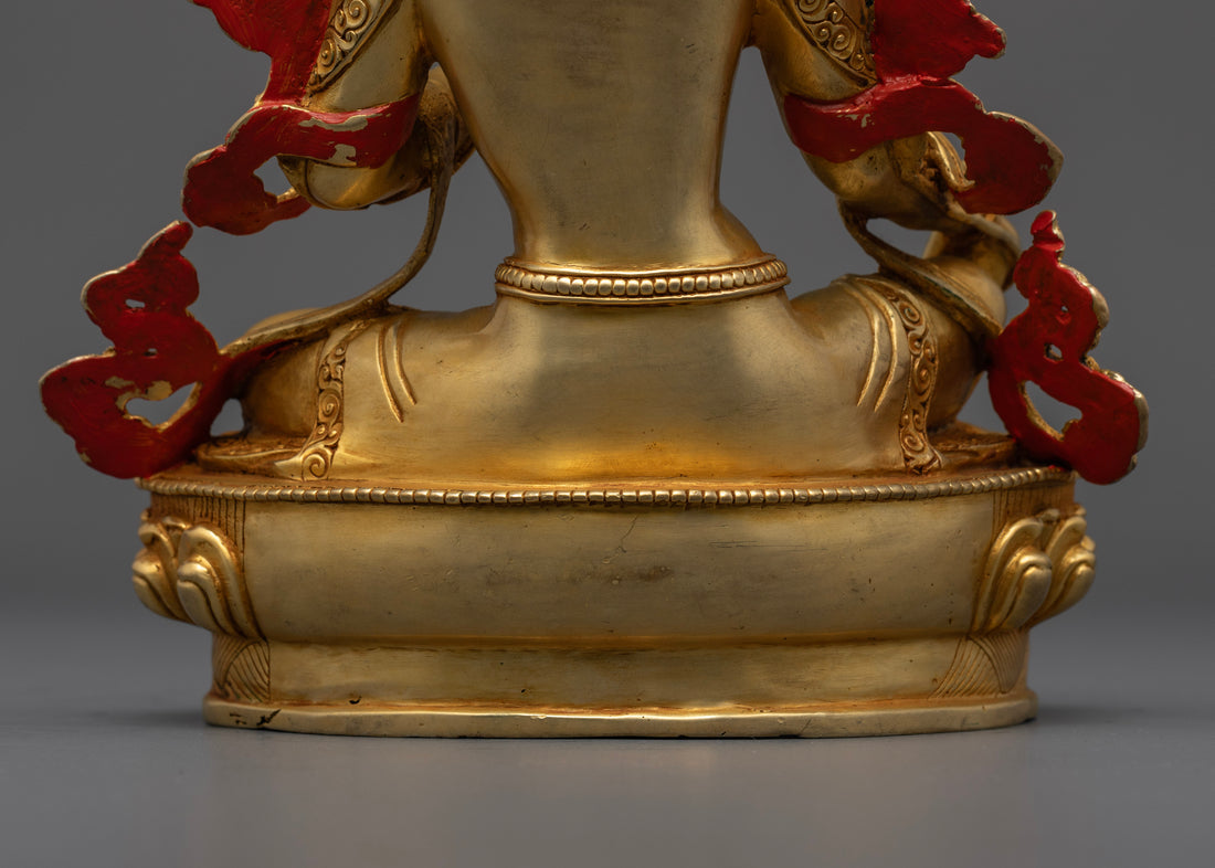 Bodhisattva Green Tara Goddess Statue