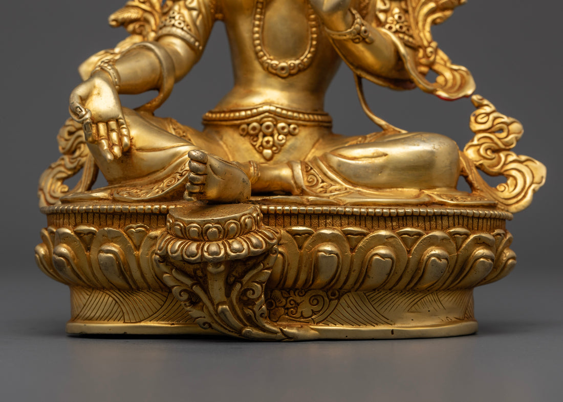 Bodhisattva Green Tara Goddess Statue