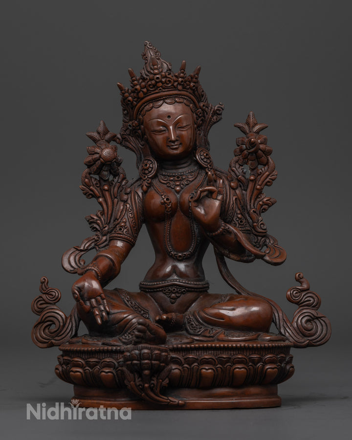 Green Tara Statue: The Goddess of Compassion