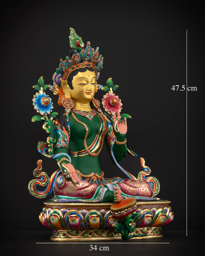 Serenity in Green: The Tara of Compassion