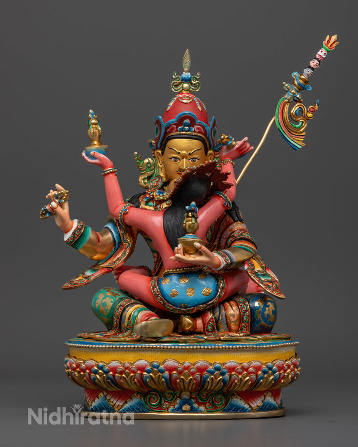 Guru Rinpoche and His Consort Statue