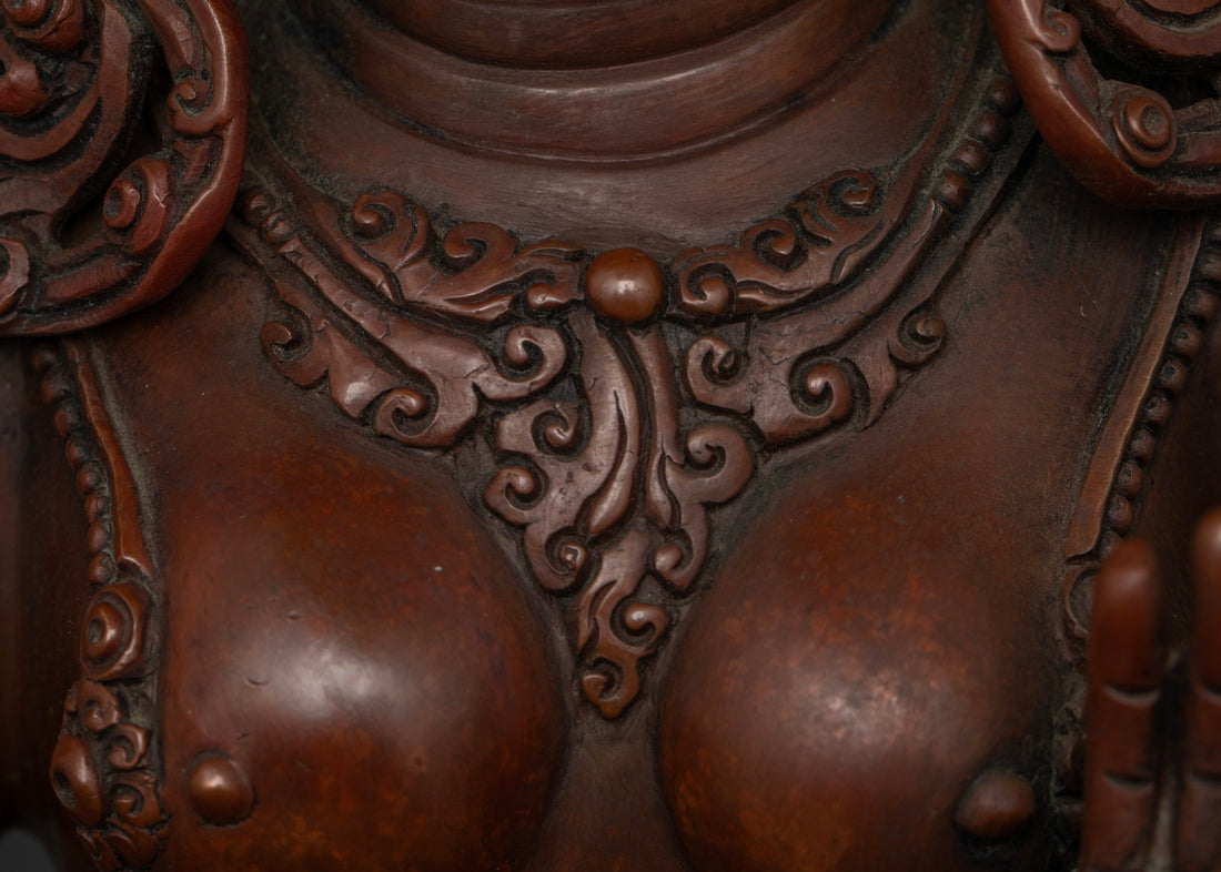 Oxidized Mother Tara: The Nurturer of Spiritual Enlightenment