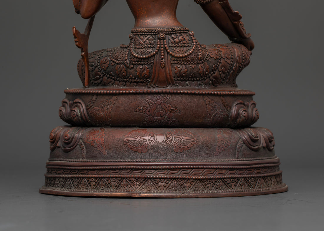 Oxidized Mother Tara: The Nurturer of Spiritual Enlightenment