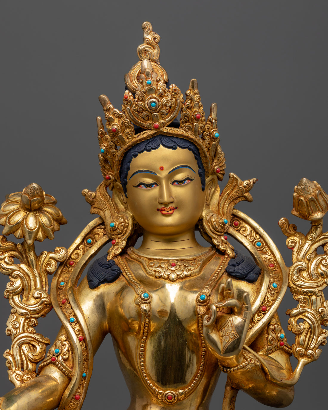 Green Tara Statue | Embodying Compassion and Swift Protection